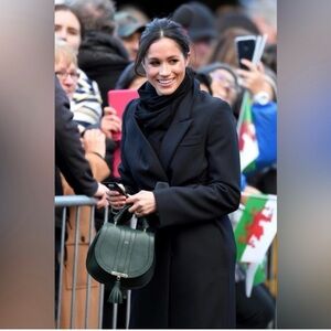 Demillier top handle Purse with cross body strap